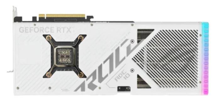 GeForce PCI-E RTX4080 Super Asus 16GB GDDR6X ROG Strix OC White [ROG-STRIX-RTX4080S-O16G-WHITE] (2xHDMI 2.1, 3xDP 1.4a) (256-bit, PCI-E 4.0)