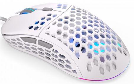 Endorfy LIX Plus OWH PMW3370 White RGB USB-C 19000dpi (optyczna, 1, 6) [EY6A003]