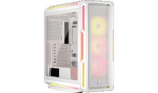 Corsair iCUE 5000T LX RGB Mid-Tower ATX Tempered Glass White (szkło hartowane) (1x USB-C 3.1, 4x USB 3.0) [CC-9011299-WW]
