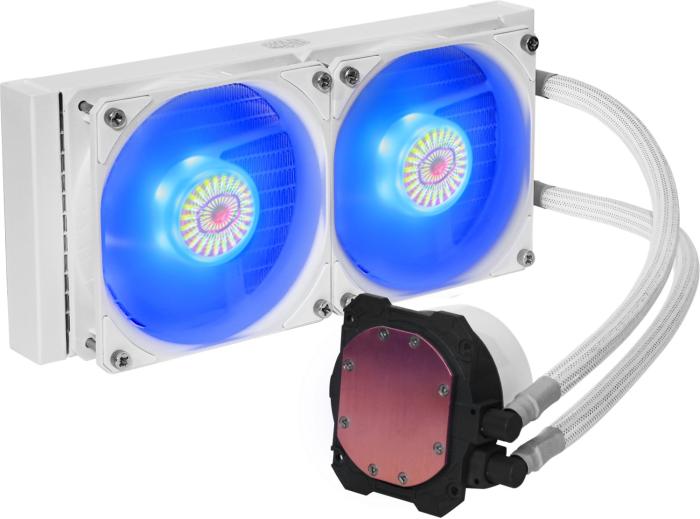 Cooler Master MasterLiquid Lite 240L V2 (chłodzenie wodne) (2x120 mm, 4-pin PWM + 3-pin ARGB, ARGB) [MLW-D24M-A18PC-RW]