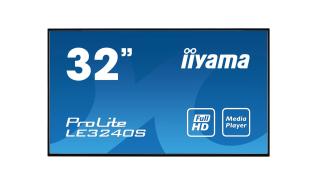 (32) Iiyama ProLite LE3240S-B3 (VA LED, 1920x1080, 350, 8ms, 50-60Hz) (VGA, 3xHDMI 1.4) czarny