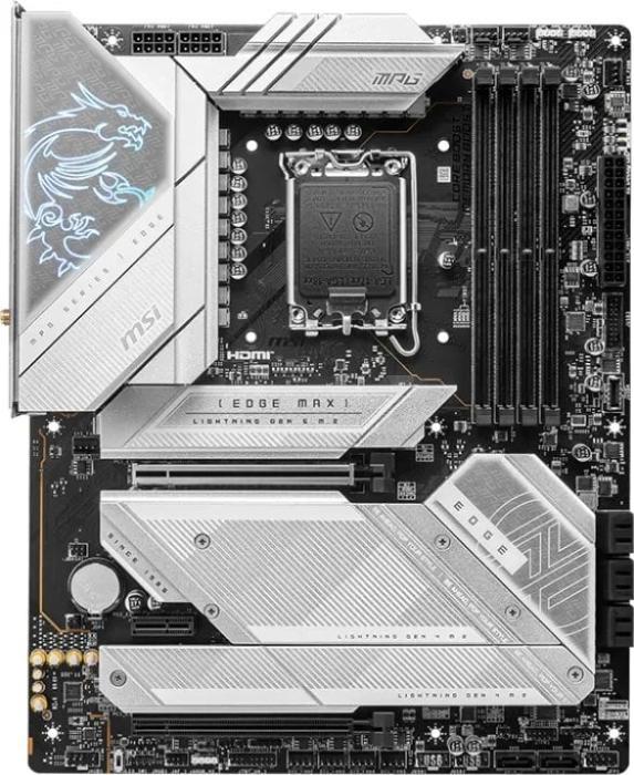 MSI MPG Z790 EDGE TI MAX WIFI (Intel Z790) [S1700, 4xDDR5 do 7800MHz (HDMI 2.1, DP 1.4) (5xM.2, 1xPCIe 5.0 x16, 1xPCIe 4.0 x4, 1xPCIe 3.0 x1), WiFi 7, BT 5.4, ATX]