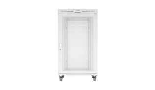 Lanberg szafa rack stojąca 19 27U 800x1000 drzwi perforowane LCD (szary) [FF01-8027-23SL]