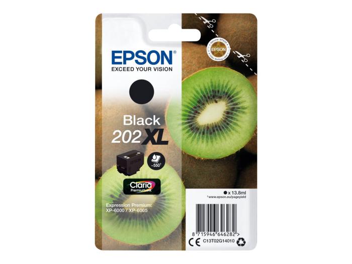 C13T02G14010 (202XL) - Tusz Epson black 202XL 13,8ml Claria Premium