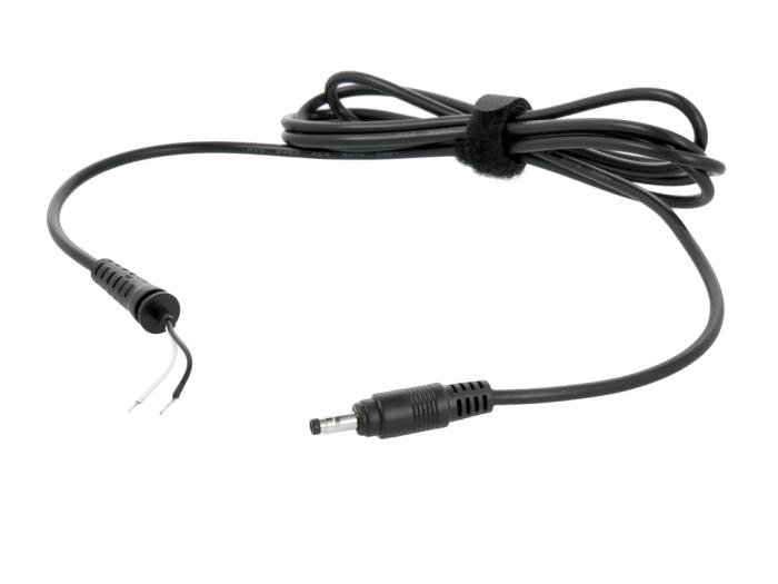 Wtyk z kablem do notebooków Lenovo, HP Mini wtyczka 4.0x1.7mm [DC-HP195205 / AP-37]