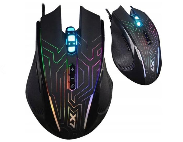 A4Tech Xgame X87 Maze USB 2400dpi (podświetlana) (optyczna, 1, 7)