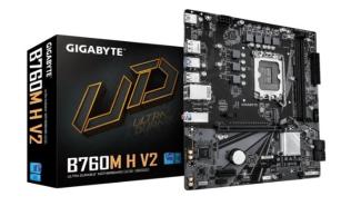 Gigabyte B760M H V2 (Intel B760) [S1700, 4xDDR5 do 8000MHz, (HDMI 2.1, DP 1.2) (1xM.2, 1xPCIe 5.0 x16, 4xPCIe 3.0 x16 (x1), micro ATX]
