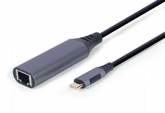 Gembird karta sieciowa GigabitEthernet 10/100/1000 na USB-C [A-USB3C-LAN-01]