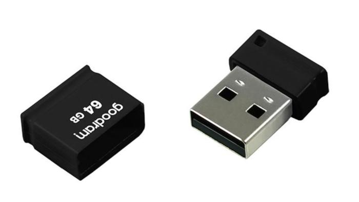 GoodDrive Piccolo 64GB USB 2.0 (20/5MB/s) (czarny) [UPI2-0640K0R11]