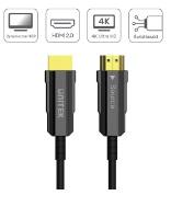 Unitek Kabel optyczny HDMI 2.0 AOC 4K 60Hz (25m) [C11072BK-25M]