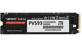 Patriot Viper PV593 2TB SSD M.2 2280 PCIe Gen5x4 NVMe 2.0 TLC (14000/1300MB/s) (TBW 1400TB) [PV593P2TBM28H]