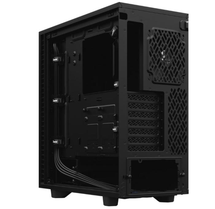 Fractal Design Define 7 Compact Black TG (szkło hartowane) (1x USB-C 3.1, 2x USB 2.0, 2x USB 3.0) (2x3.5) [FD-C-DEF7C-03]