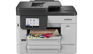 Brother MFC-J5110DW A4 (drukarka, kopiarka, skaner, faks, ADF 50) (tusze LC527) (USB 2.0, LAN 1Gb, WiFi, NFC 1xHost USB)
