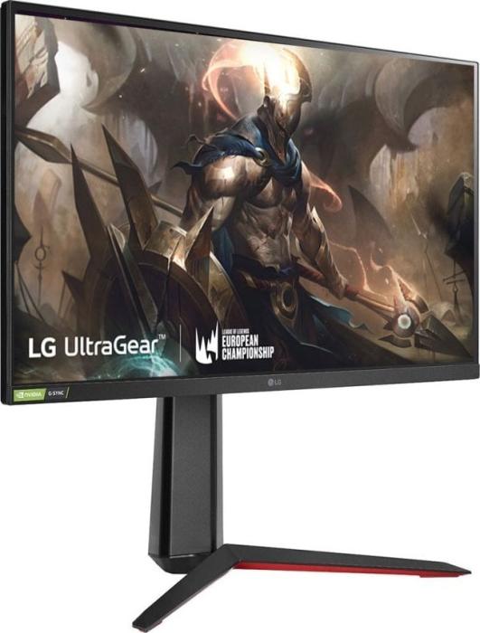27’’ LG 27GP850P-BB (IPS LED, 2560x1440, 400, 1ms, 165Hz) (2xHDMI, 2xUSB-3.0, Audio) pivot, czarny