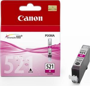 CLI-521M (2935B001) - magenta, oryginalny wkład z atramentem Canon, 9 ml, 440 stron (Canon PIXMA iP 3600, 4600, 5400, 4700, Canon PIXMA MP 540, 620, 630, 980, 990, 640, 550, 560, MX 870, 860)