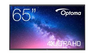 (65) Optoma 5653RK (monitor interaktywny) (LED dotykowy, 3840x2160, 400, 6ms) (4xHDMI 2.0, 4xUSB 3.0, 1xUSB 2.0, 1xUSB-C) głośniki (2x18W), czarny