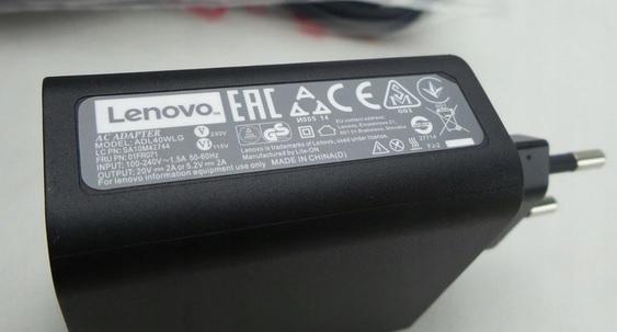 Lenovo oryginalny zasilacz do laptopa LENOVO (20V/2A) (5.2V/2A) / 40W gniazdo USB + kabel prostokatny yoga [ADL40WLG, ADL65WCC]