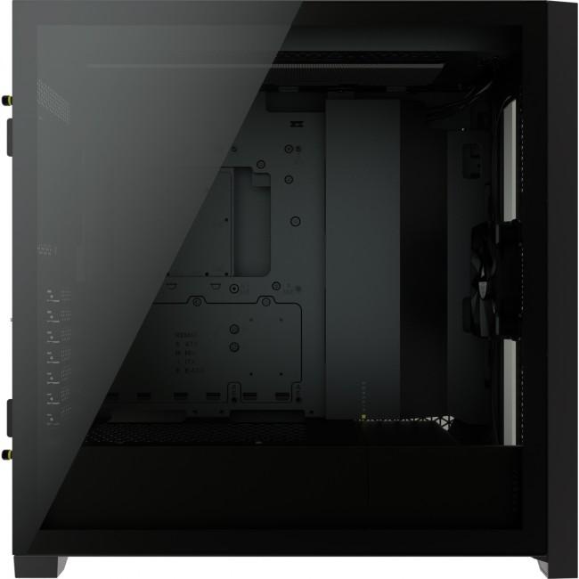 Corsair 4000D RGB Airflow Tempered Glass Mid-Tower Black (szkło hartowane) (1x USB-C 3.1, 3x USB 3.0) (4x2.5, 2x3.5) [CC-9011240-WW]