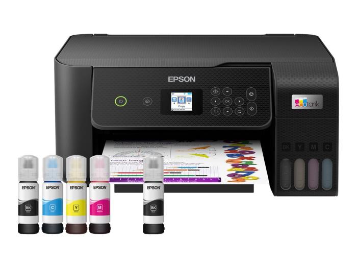 Epson EcoTank L3260 czarny (drukarka, kopiarka, skaner) (tusz 103) (USB 2.0, WiFi)