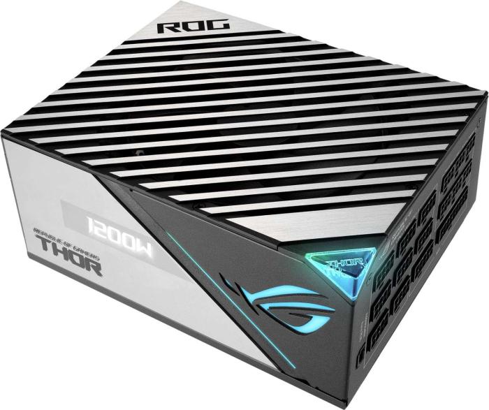 Asus ROG THOR (1200W) Platinum II (1x135mm) Modularny 80+Platinum (CPU 2x4+4) (PCI-E 8x6+2, 1x12+4) (6xMolex, 12xSATA) [ROG-THOR-1200P2-GAMING]