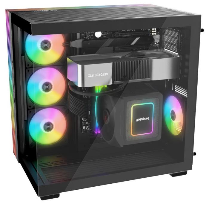 be quiet! Light Base 600 LX Black ATX Midi ARGB [BGW67]