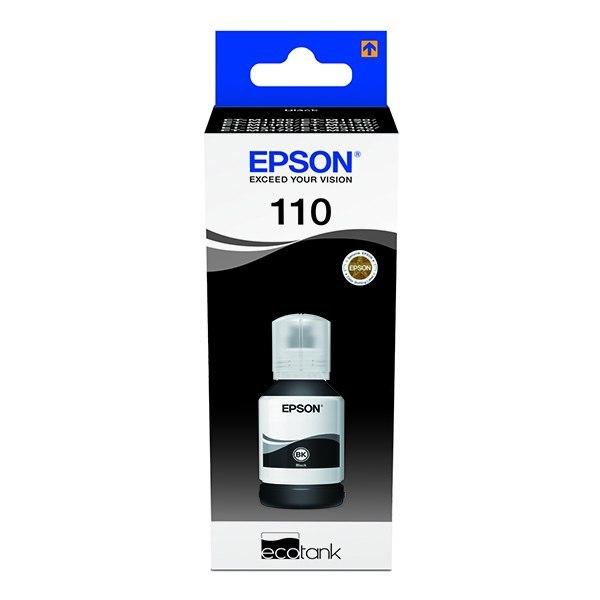 C13T03P14A (ET110) - czarny, oryginalny atrament Epson, 120ml, 6000 stron (Epson EcoTank M1170, M3180, M3170, M3140, M2140, M1180, M1140, M2170, M1120)