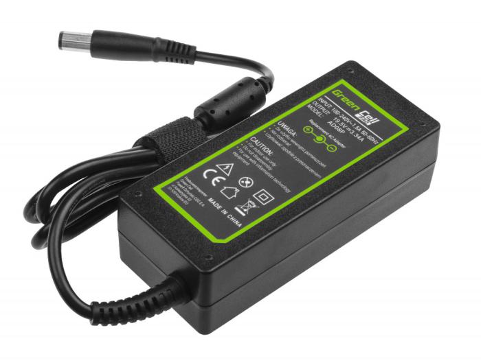 GreenCell zasilacz do laptopa DELL 19.5V / 3.34A / 65W z wtyczką 7.4x5.0mm + PIN [AD08P]