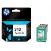 C8766EE (343) - kolor, oryginalny wkład z atramentem HP, 7 ml, 260 stron (HP deskjet 460c, 460cb, 460wbt, 5740, 5740xi, 5940, 6220, 6540, 6540dt, 6540xi, 6543, 6620, 6840, 6843, 6940, 6943)