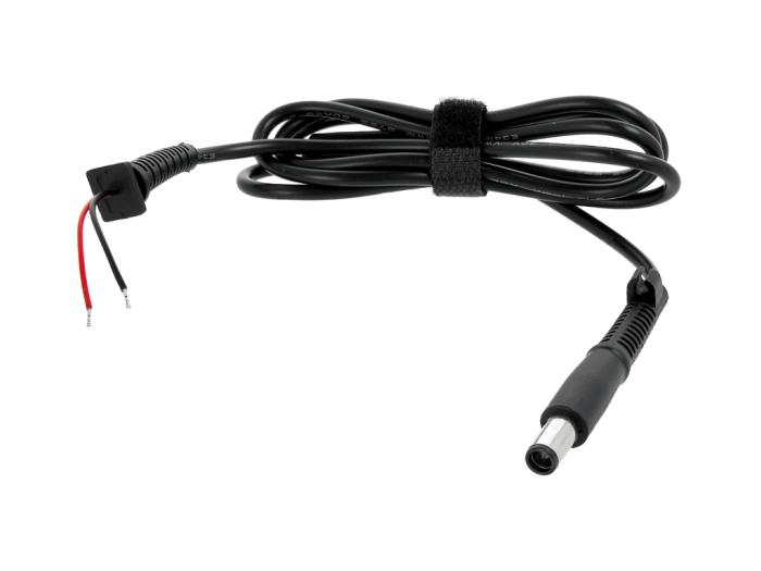 Wtyk z kablem do notebooków HP, COMPAQ 2Pin wtyczka 7.4x5.0mm [DC-HP19474P]