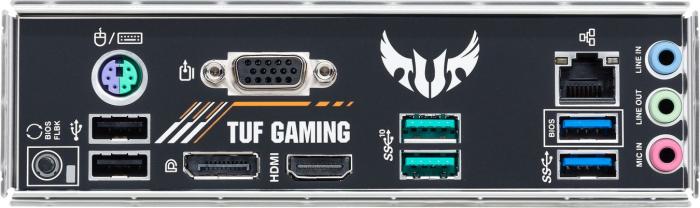 Asus TUF GAMING B550M-E (AMD B550) [AM4, 4xDDR4 do 4866MHz, (VGA, DVI, HDMI 2.1) (2xM.2, 1xPCIe 4.0 x16, 1xPCIe 3.0 x1), micro ATX]