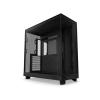 NZXT H6 Flow (czarny) [CC-H61FB-01] (stal hartowana) (1x USB 3.1, 2x USB 3.1) (2x2.5, 1x3.5)