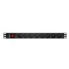 Listwa zasilająca QOLTEC do RACK 19 1U 16A PDU CB [53996] 8xSCHUKO 2m