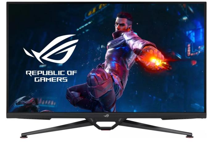 38’’ Asus ROG Swift PG38UQ (IPS LED, 3840x2160, 350, 1ms, 133%sRGB, HDR600, 144Hz) (2xHDMI 2.1, 1xDP 1.4, 4xUSB-A 3.0, 1xUSB-B 3.0) głośniki (2x5W), czarny