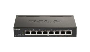 D-Link 8-Port Layer2 PoE Smart Gigabit Switch 8x 10/100/1000Mbps TP RJ-45 PoE Port 802.3af/at Power-over-Ethernet up to 30 Watt [DGS-1100-08PV2/E]