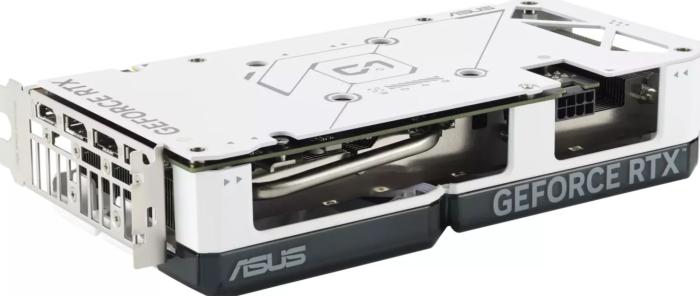 GeForce PCI-E RTX4060Ti Asus 8GB GDDR6 Dual White [(DUAL-RTX4060TI-8G-WHITE] (1xHDMI 2.1a, 3xDP 1.4a) (128-bit, PCI-E 4.0)