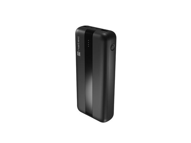 Power Bank Natec Trevi 20000mAh 2xUSB-A, 1xUSB-C (czarny) [NPB-1922]