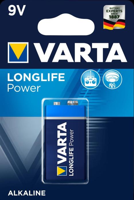 Bateria Varta High Energy E-Block 6LR61, PP3 9V (1 szt.) [4922121411]