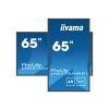 65’’ Iiyama LH6570UHB-B1 (VA LED, 3840x2160, 700, 60Hz) (2xHDMI, RS-232C, LAN, MiniJack, 2xUSB 2.0) głośniki, czarny