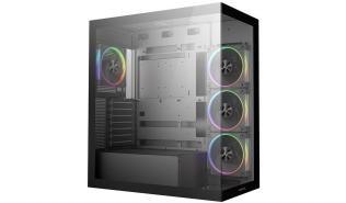 DeepCool CG580 4F V2 ARGB Black (4x120mm) (2xUSB-A 3.2 Gen1, 1xUSB-C Gen2, 1xJack) [R-CG580-BKADA4-G-2]