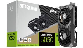GeForce RTX5050 Zotac 8GB GDDR6 Twin Edge [ZT-B50500E-10M] (1xHDMI 2.1b, 3xDP 2.1b) (128-bit, PCIe 5.0)