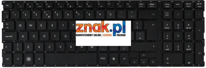 Klawiatura do notebooka HP Probook 4510, 4510S, 4515S, 4710S, 4511S, 4750S czarna, układ klawiatury UK jak na zdjęciu [K314]
