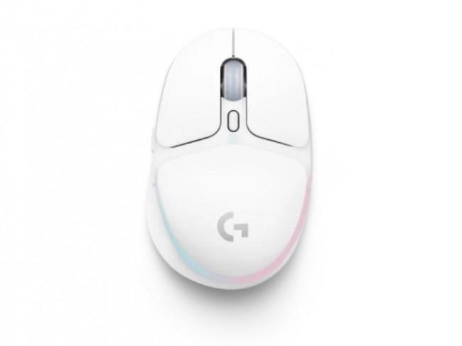 Logitech G705 BT/Wireless RGB 8200dpi (biały) [910-006367]