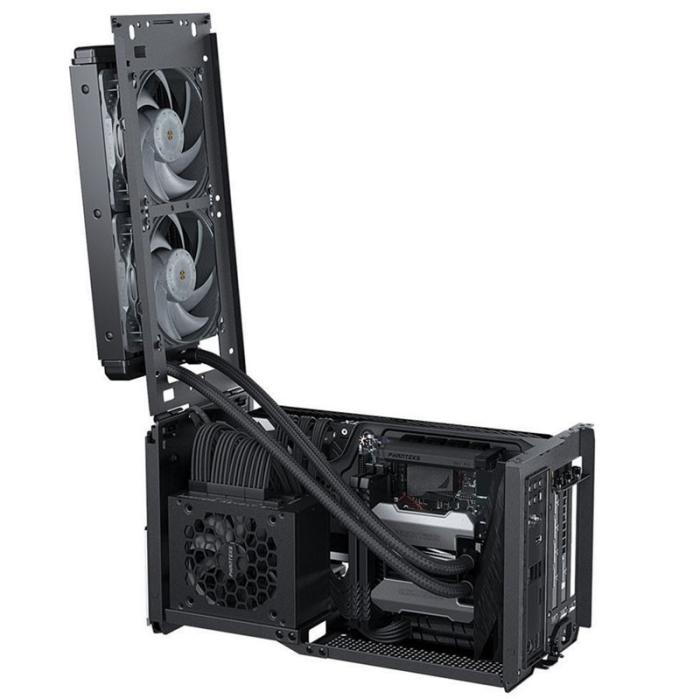 Phanteks Evolv Shift XT ITX, ARGB, Tempered Glass (siatka mesh)(1x2.5) (1xUSB 3.0 Gen1, 1xUSB-C 3.2 Gen2) [PH-ES121XT_DBK01]