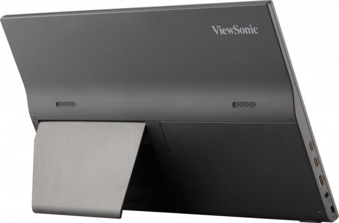 15.6’’ ViewSonic VA1655 (IPS LED, 1920x1080, 250, 170/170, 7ms, 64%sRGB, 60Hz) (1xMiniHDMI 1.4, 1xUSB-C/DP PD, 1xUSB-C) głośniki (2x0.8W), srebny