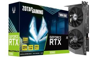 GeForce RTX3060 Zotac 12GB GDDR6 Twin Edge [ZT-A30600E-10M] (HDMI 2.1, 3xDP 1.4a) (192-bit, PCIe 4.0)