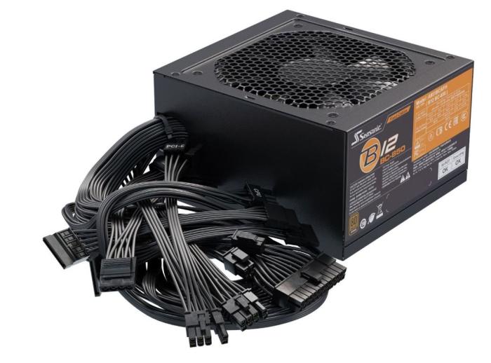 Seasonic B12 BC (850W) (1x120mm) 80+Bronze (CPU 1x4+4, 1x8) (PCI-E 4x6+2) (3xMolex, 6xSATA) [B12-BC-850]