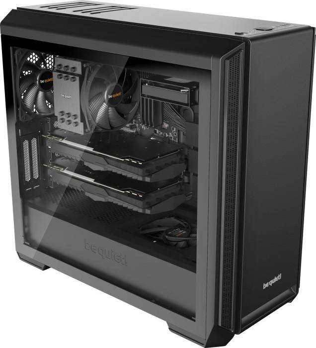 be quiet! Silent Base 601 Window Black ATX Midi (szkło hartowane) (2xUSB 3.0, 1xUSB2.0) (14(całkowity)/8(wolna)x2.5, 7(całkowity)/4(wolna)x3.5) [BGW26]