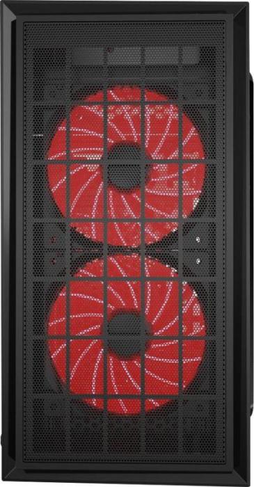 Gembird Fornax 950R Red (czarny) (akryl) (2x USB 3.0) (1x2.5, 2x2.5/3.5, 1x3.5) [CCC-FORNAX-950R]