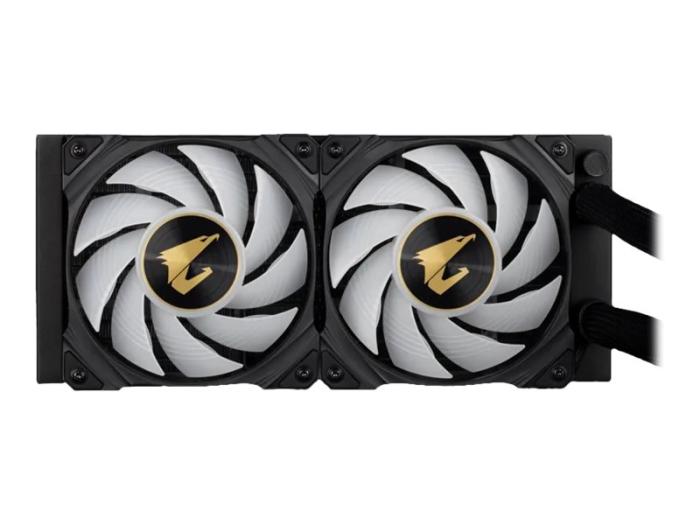 Gigabyte AORUS WATERFORCE X 240 All-in-one Liquid Cooler with Circular LCD Display RGB Fusion 2.0 Triple 120mm ARGB