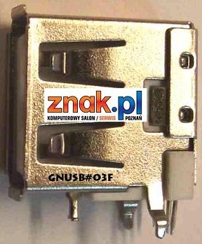 Gniazdo usb pionowe #03F